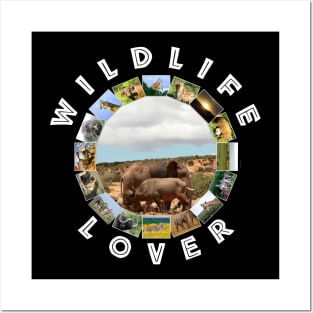 Wildlife Lover Elephants & Buffaloes Posters and Art